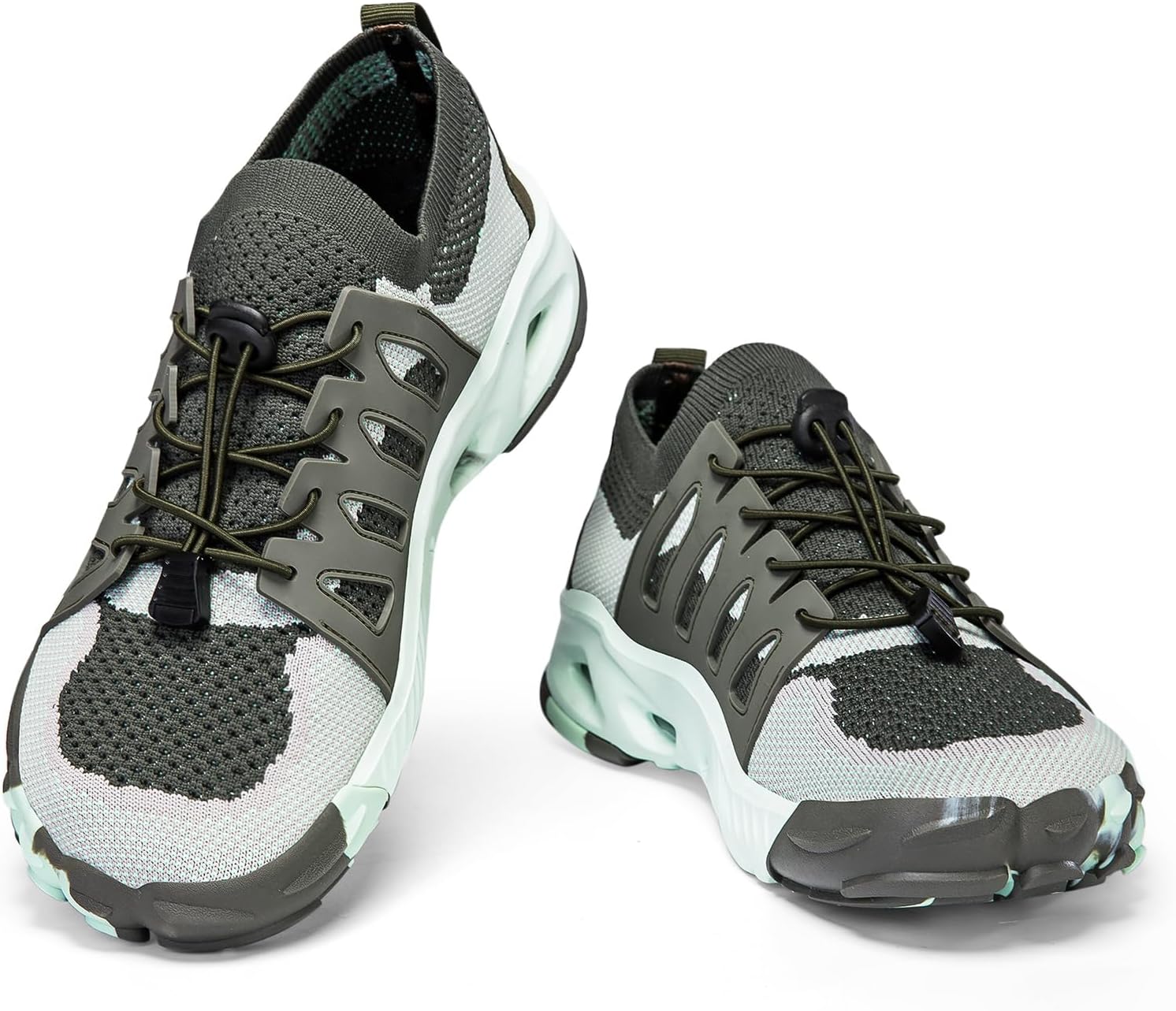 Кроссовки для пеших прогулок с широкой колодкой, сеткой и быстрой сушкой, для внедорожья и переходов через воду, подходящие для активного отдыха и повседневного использования Wongtuli, зеленый
Кроссовки для пеших прогулок с широкой колодкой, сеткой и быстрой сушкой, для внедорожья и переходов через воду, подходящие для активного отдыха и повседневного использования Wongtuli, зеленый