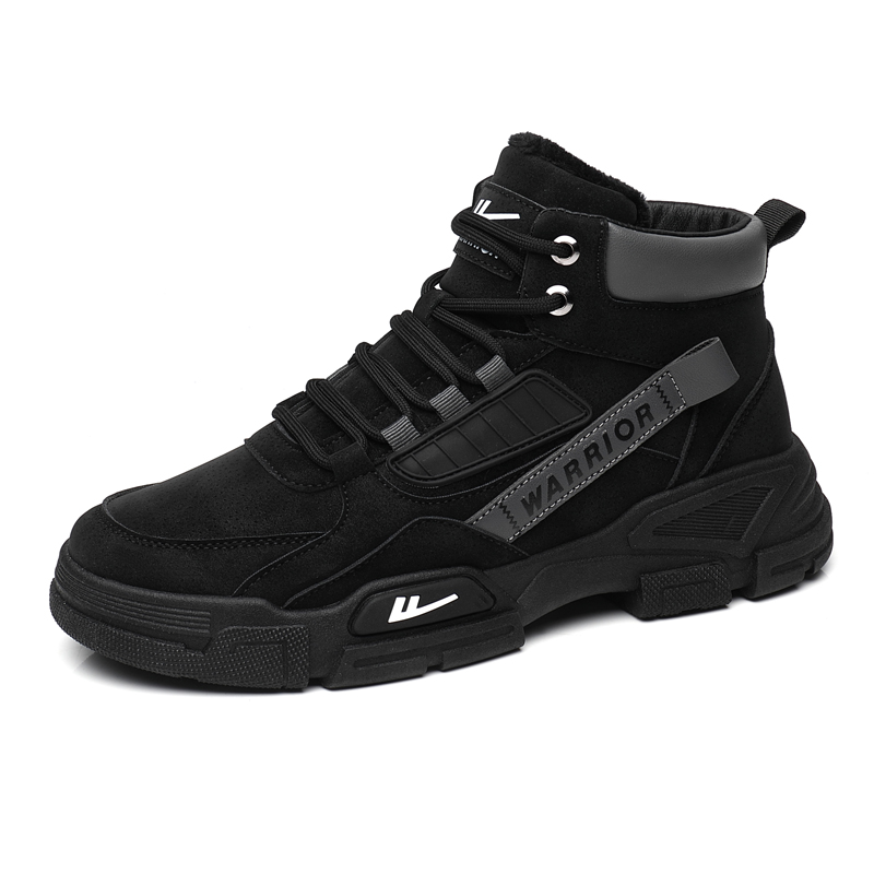 WARRIOR Короткие полусапоги Martin мужские черные с черной флисовой подкладкой, цвет Black-Fleece-Lined
WARRIOR Короткие полусапоги Martin мужские черные с черной флисовой подкладкой, цвет Black-Fleece-Lined