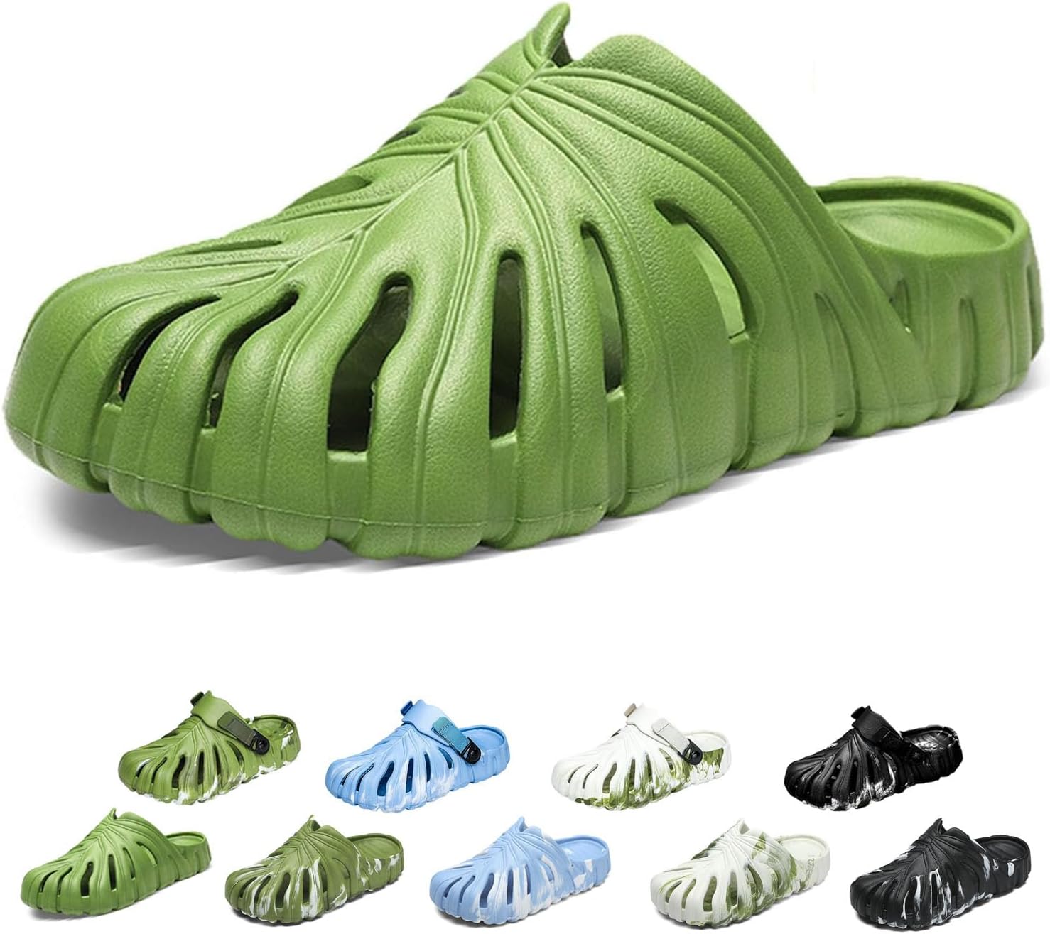 Тапочки Monstera, шлепанцы с листьями Monstera, тапочки с толстой подошвой из EVA, нескользящие, быстро сохнущие, дышащие пляжные шлепанцы Monstera для женщин и мужчин Spacebuyer, зеленый
Тапочки Monstera, шлепанцы с листьями Monstera, тапочки с толстой подошвой из EVA, нескользящие, быстро сохнущие, дышащие пляжные шлепанцы Monstera для женщин и мужчин Spacebuyer, зеленый