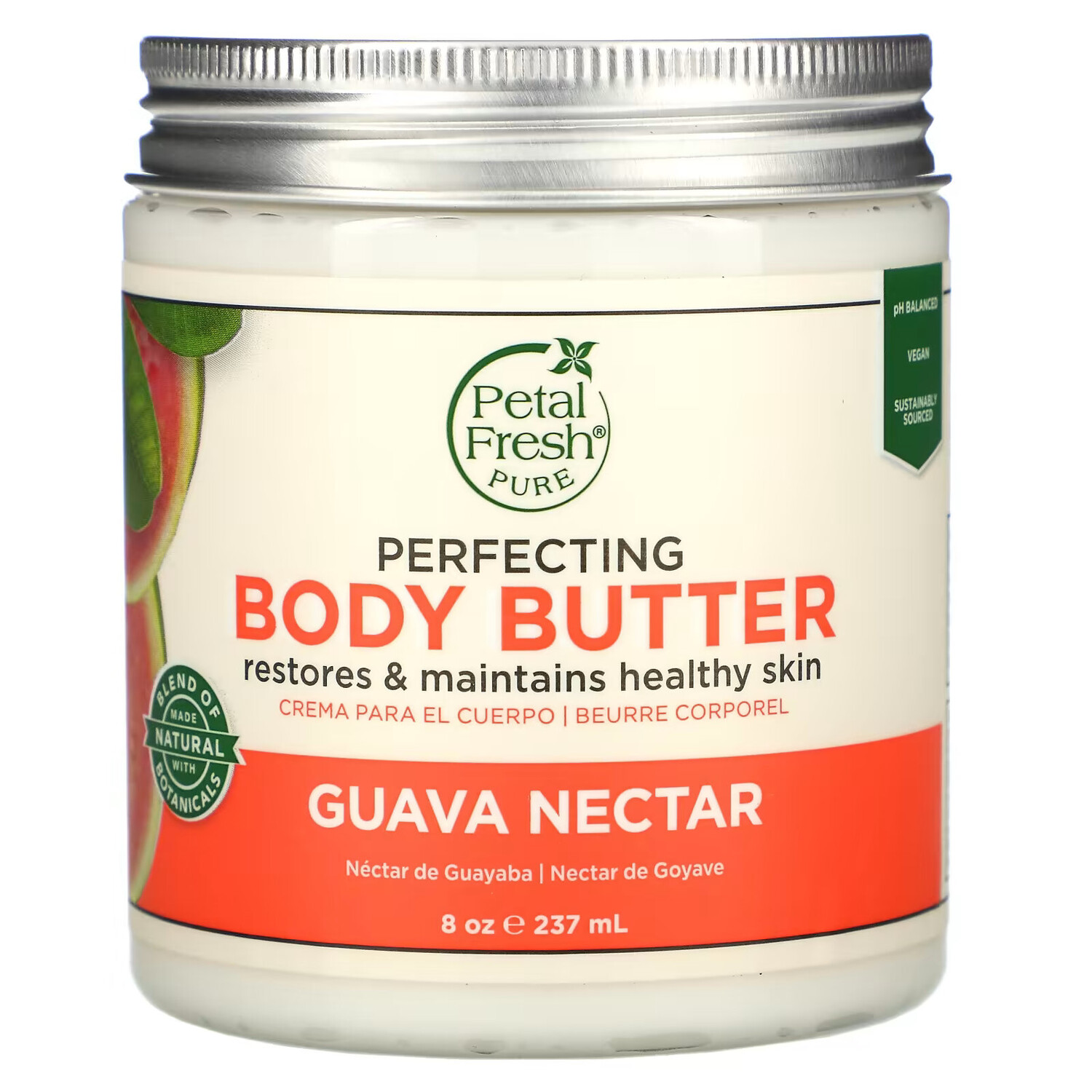 Petal Fresh, масло для тела, улучшающее состояние кожи, нектар гуавы, 237 мл (8 унций)
Petal Fresh, масло для тела, улучшающее состояние кожи, нектар гуавы, 237 мл (8 унций)