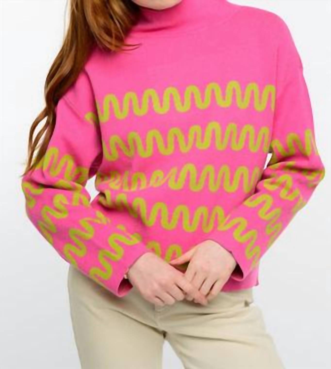 Свитер "Завиток" в ярко-розовом Ivy Jane
Свитер "Завиток" в ярко-розовом Ivy Jane