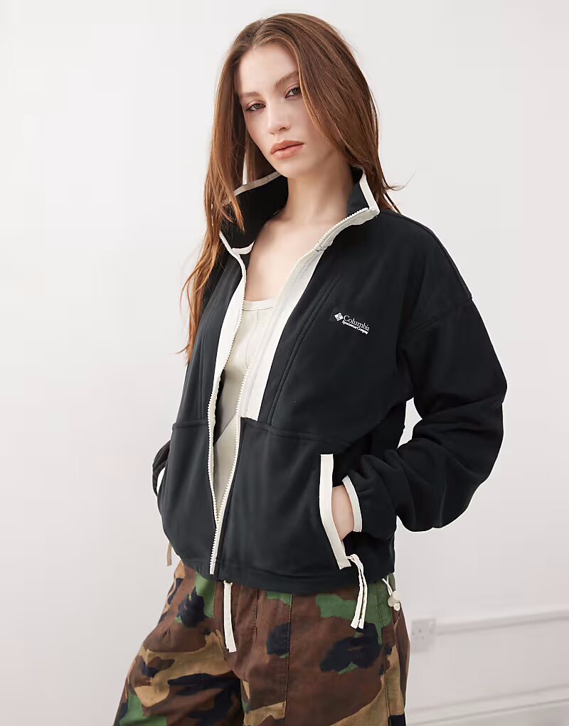 Флисовая кофта Columbia Backbowl II с застежкой-молнией черного и мелового цветов
Флисовая кофта Columbia Backbowl II с застежкой-молнией черного и мелового цветов