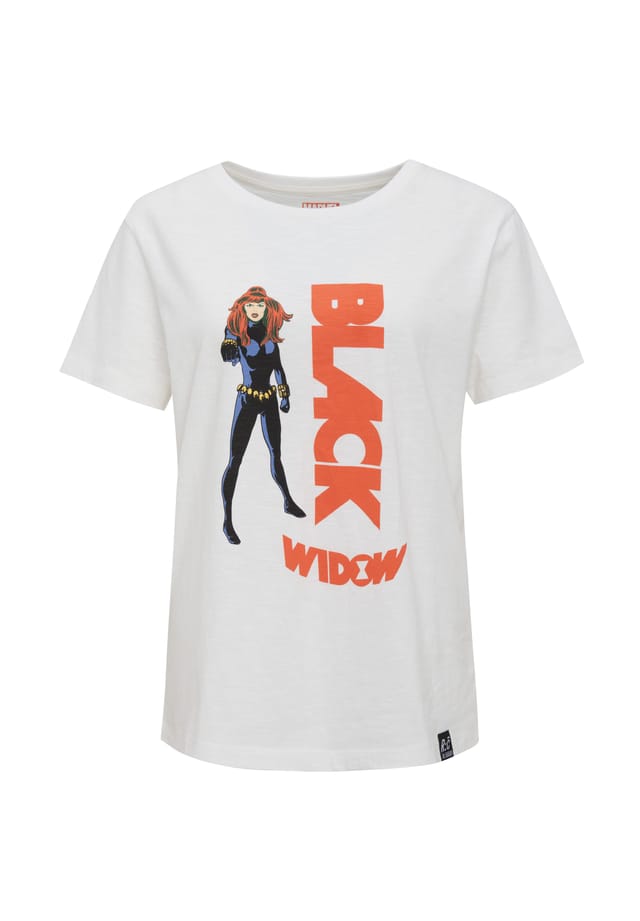 Футболка с графическим принтом «Черная вдова» в классическом дизайне Re:Covered, экрю
Футболка с графическим принтом «Черная вдова» в классическом дизайне Re:Covered, экрю