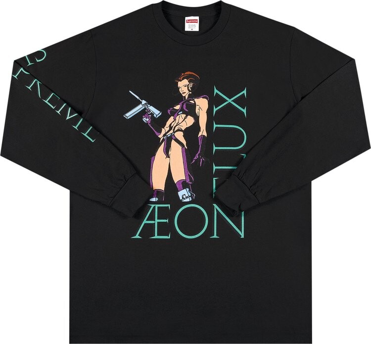 Лонгслив Supreme Aeon Flux Long-Sleeve Tee 'Black', черный
Лонгслив Supreme Aeon Flux Long-Sleeve Tee 'Black', черный