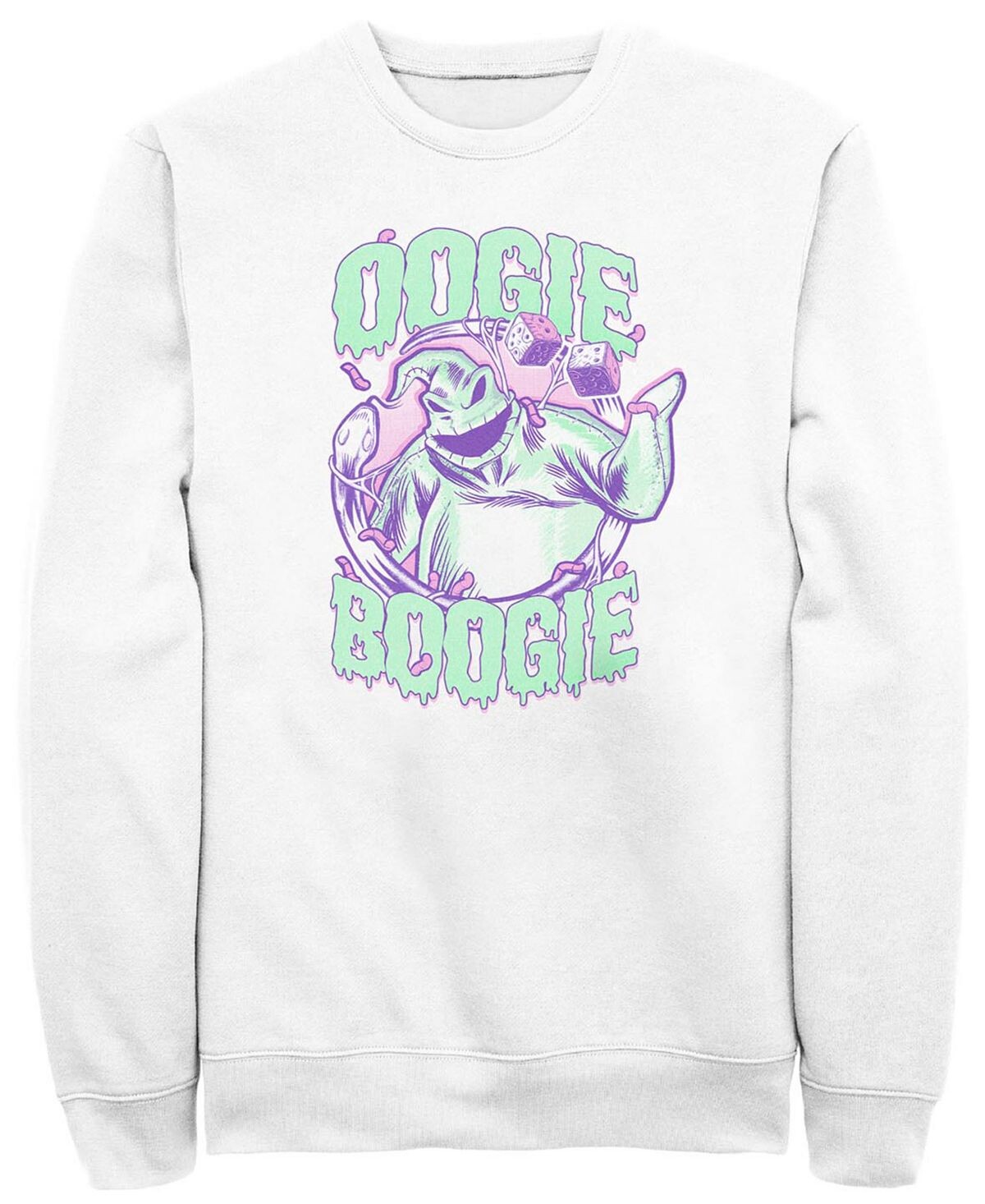 Мужской флисовый пуловер nightmare before christmas oogie boogie crew Fifth Sun, белый
Мужской флисовый пуловер nightmare before christmas oogie boogie crew Fifth Sun, белый