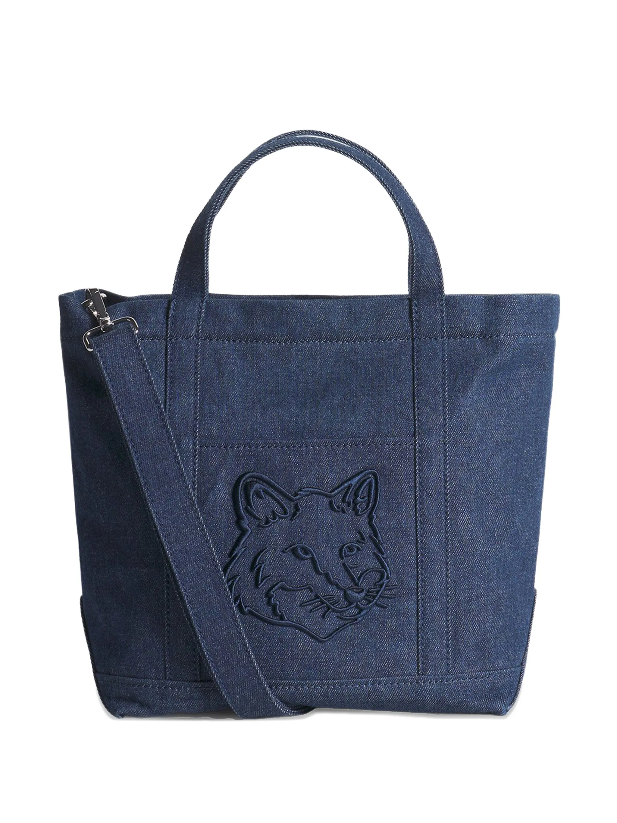 Маленькая сумка-тоут Fox Head Maison Kitsuné, синий
Маленькая сумка-тоут Fox Head Maison Kitsuné, синий