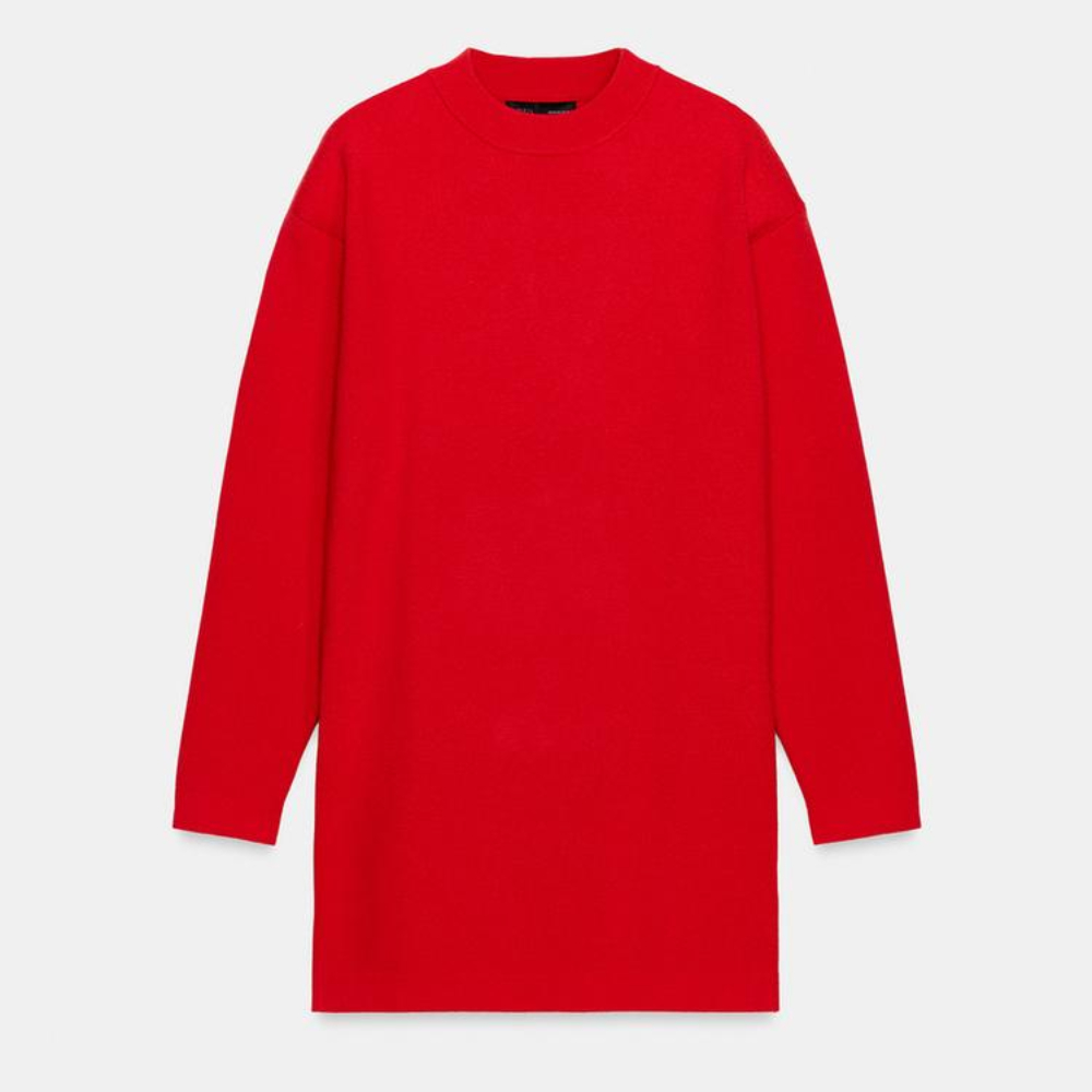Платье Zara Drop-shoulder Knit, красный
Платье Zara Drop-shoulder Knit, красный