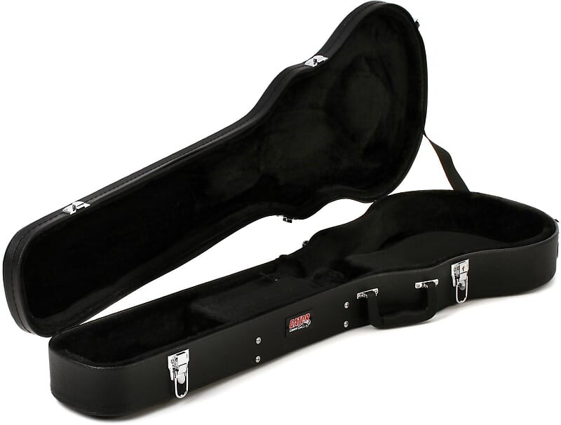 Деревянный кейс Gator Economy - цельный кейс для электрогитары с одним вырезом (комплект из 3 шт.) GWE-LPS-BLK=3 
Деревянный кейс Gator Economy - цельный кейс для электрогитары с одним вырезом (комплект из 3 шт.) GWE-LPS-BLK=3