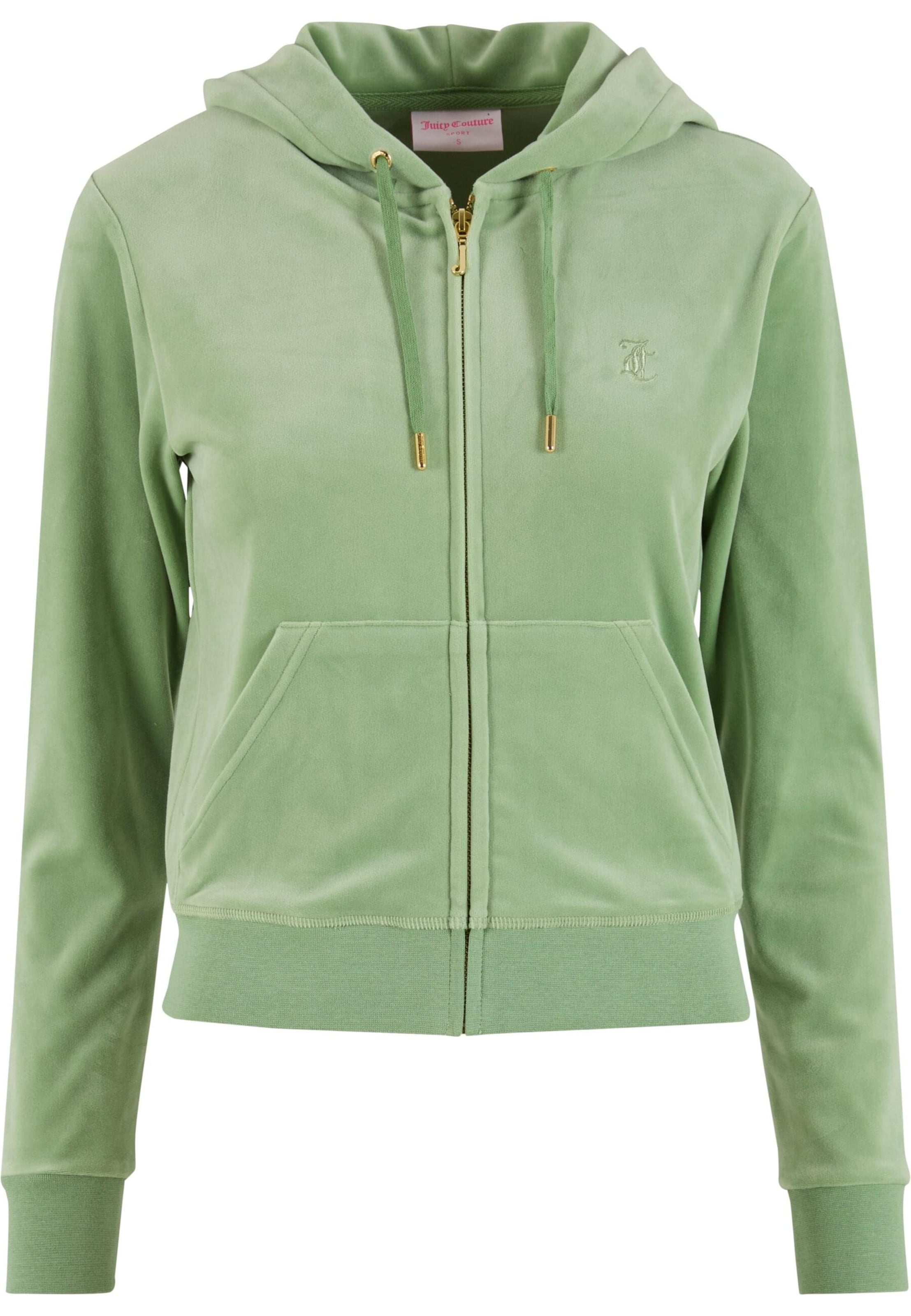 Juicy Couture Толстовка с капюшоном на молнии 'Dach Addision' в светло-зеленом цвете
Juicy Couture Толстовка с капюшоном на молнии 'Dach Addision' в светло-зеленом цвете