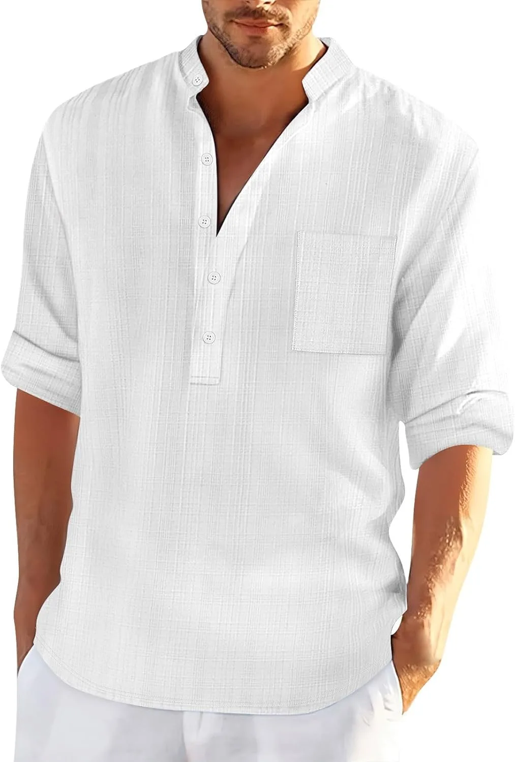 Мужская футболка-поло с длинным рукавом и карманом
Мужская футболка-поло с длинным рукавом и карманом