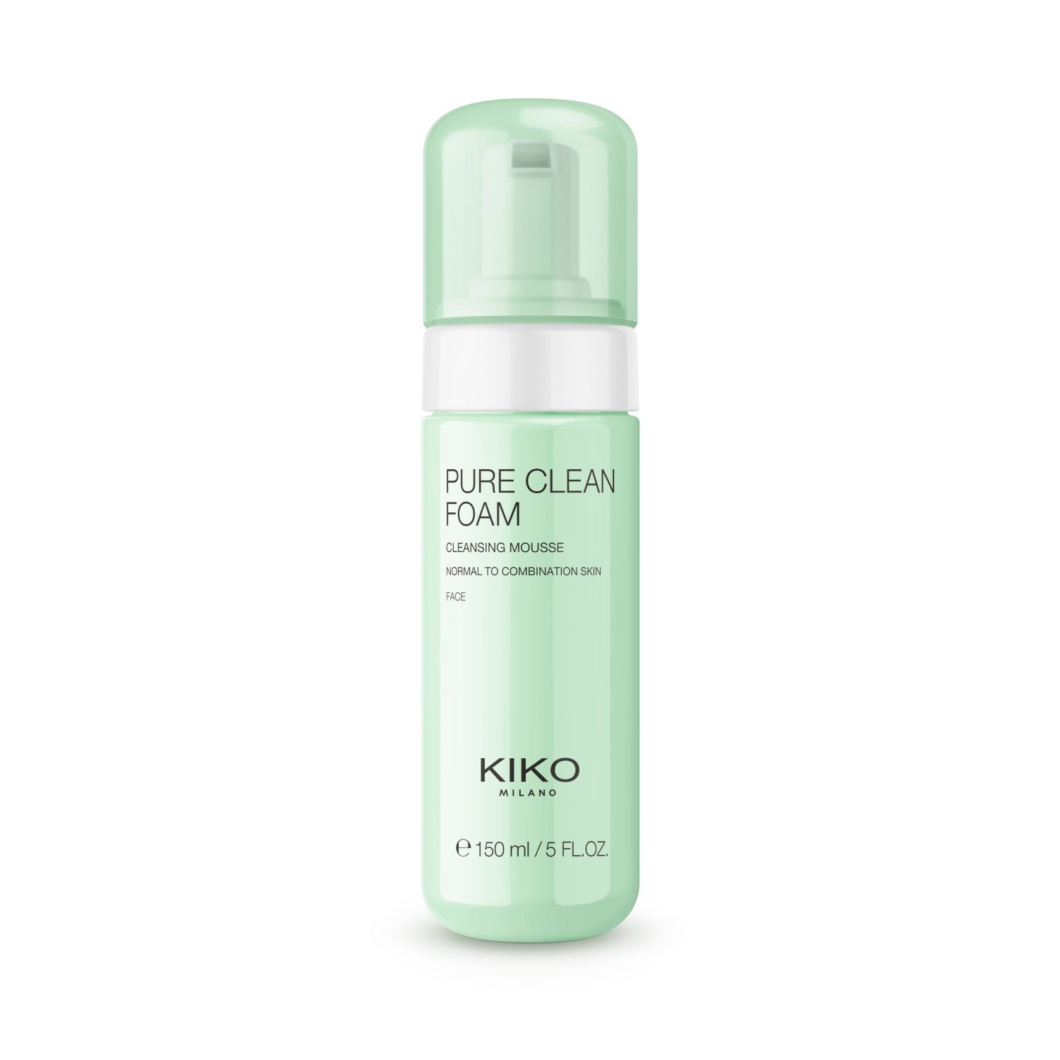 Очищающая пенка для лица pure clean cleansing mousse Kiko Milano, объем 150 мл
Очищающая пенка для лица pure clean cleansing mousse Kiko Milano, объем 150 мл