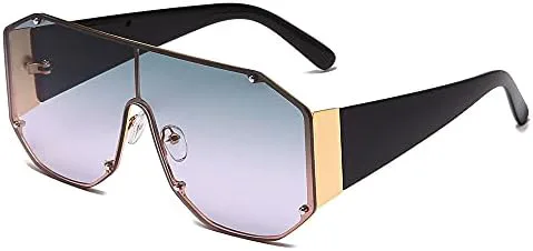 Крупные солнцезащитные очки для женщин и мужчин, винтажные металлические солнцезащитные очки с градиентным покрытием, защита от ультрафиолета UV400 MTZJH, 2
Крупные солнцезащитные очки для женщин и мужчин, винтажные металлические солнцезащитные очки с градиентным покрытием, защита от ультрафиолета UV400 MTZJH, 2