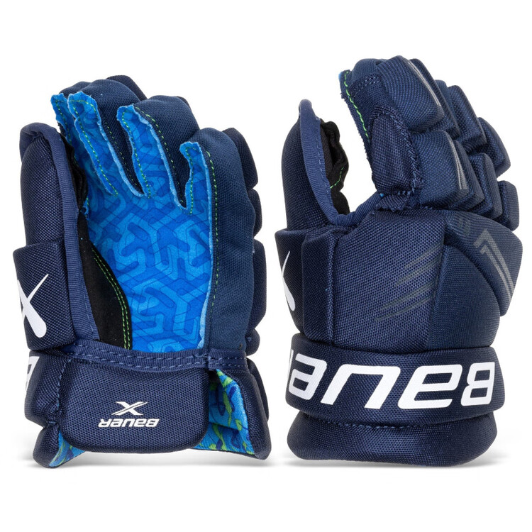 BAUER Хоккейные перчатки 2024, X, детские и взрослые, 23 см, Navy Blue
BAUER Хоккейные перчатки 2024, X, детские и взрослые, 23 см, Navy Blue