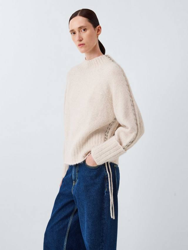 Джемпер с высоким воротником и контрастной строчкой John Lewis x REJINA PYO, Oatmeal
Джемпер с высоким воротником и контрастной строчкой John Lewis x REJINA PYO, Oatmeal