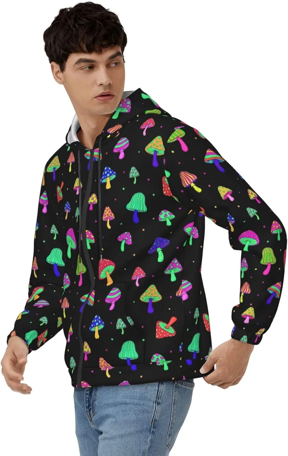 Мужская легкая худи с молнией KATVEESC
Мужская легкая худи с молнией KATVEESC