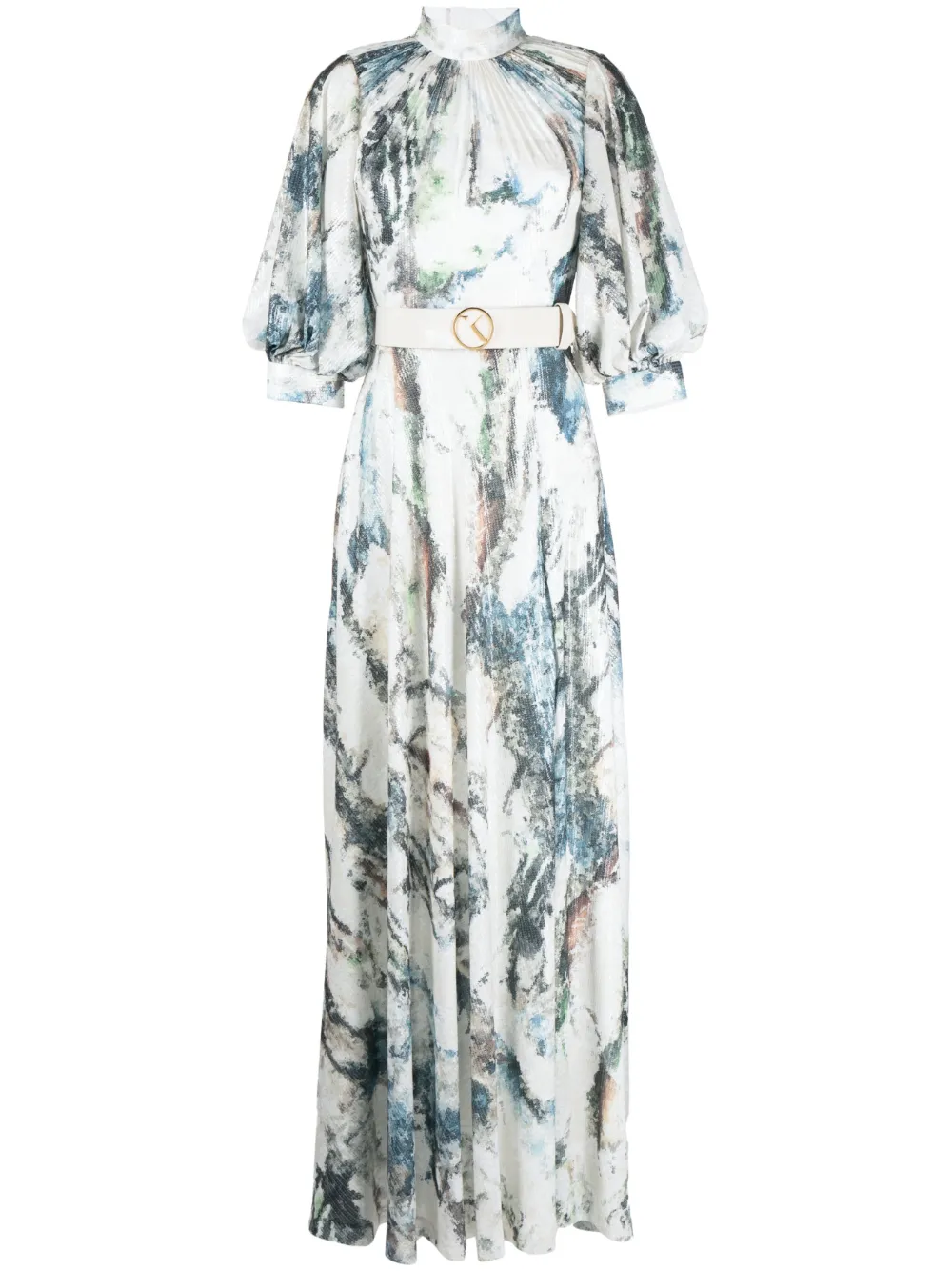 Платье с графичным принтом Saiid Kobeisy, синий
Платье с графичным принтом Saiid Kobeisy, синий