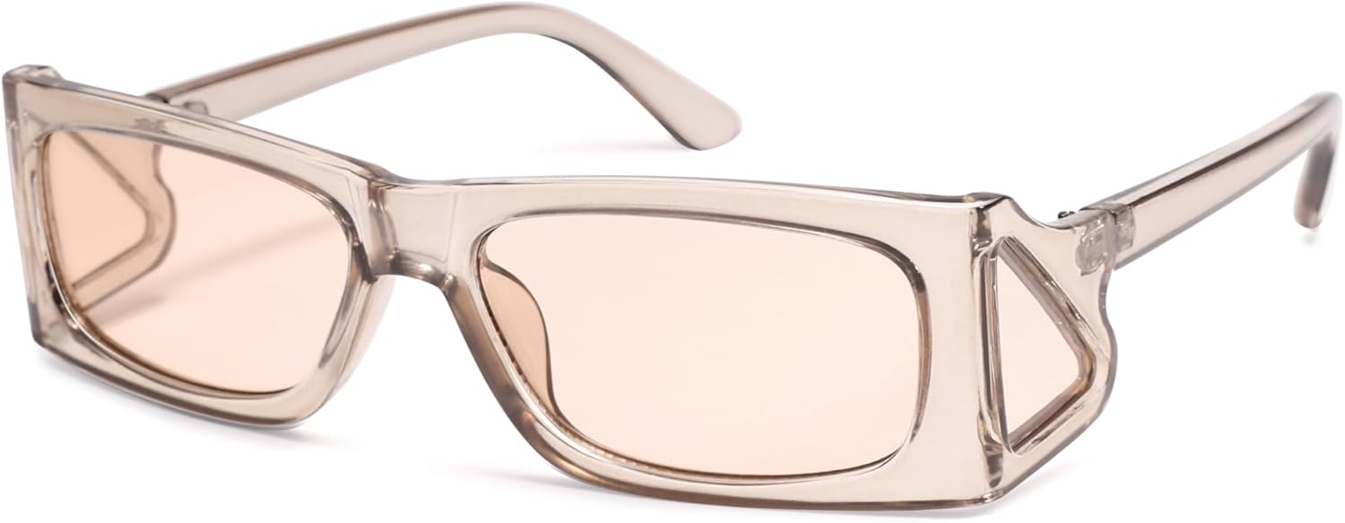 Солнцезащитные очки в стиле ретро прямоугольной формы для мужчин и женщин, обтекаемый дизайн, 4 линзы, модные очки с защитой от УФ-излучения 360° UV400 AP3725 Appassal, C2 Champagne/Light Brown
Солнцезащитные очки в стиле ретро прямоугольной формы для мужчин и женщин, обтекаемый дизайн, 4 линзы, модные очки с защитой от УФ-излучения 360° UV400 AP3725 Appassal, C2 Champagne/Light Brown