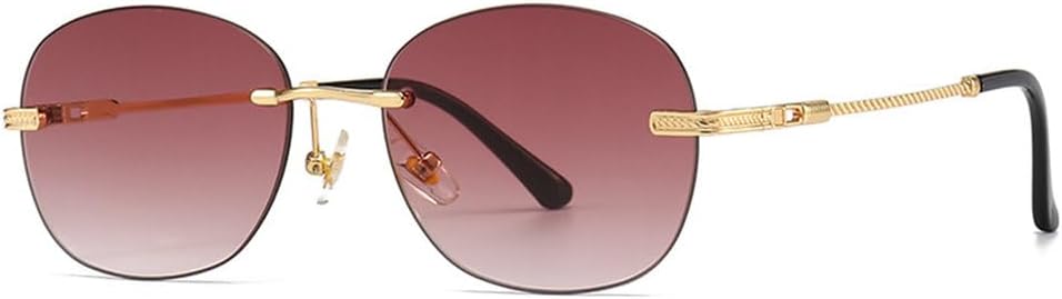 Солнцезащитные очки LVTFCO без оправы, круглые, женские, в стиле ретро, маленькая металлическая оправа, летние, для путешествий, уличной фотосессии, с защитой от УФ-излучения UV400, 2
Солнцезащитные очки LVTFCO без оправы, круглые, женские, в стиле ретро, маленькая металлическая оправа, летние, для путешествий, уличной фотосессии, с защитой от УФ-излучения UV400, 2