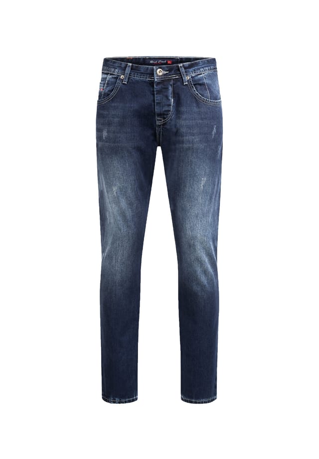 Джинсы комфортного кроя б/у вид Rock Creek, синий
Джинсы комфортного кроя б/у вид Rock Creek, синий