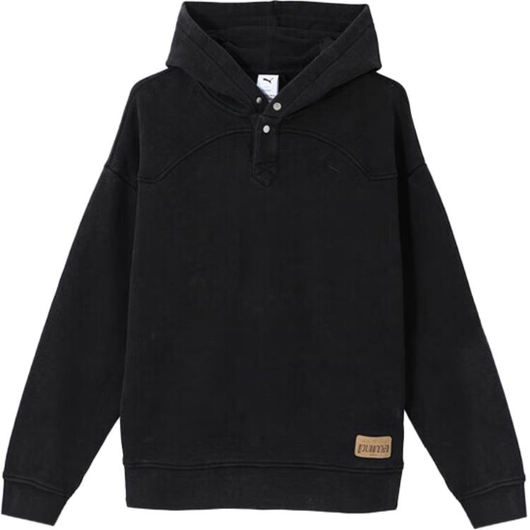 Ретро худи Толстовка Унисекс Черный PUMA 
Ретро худи Толстовка Унисекс Черный PUMA