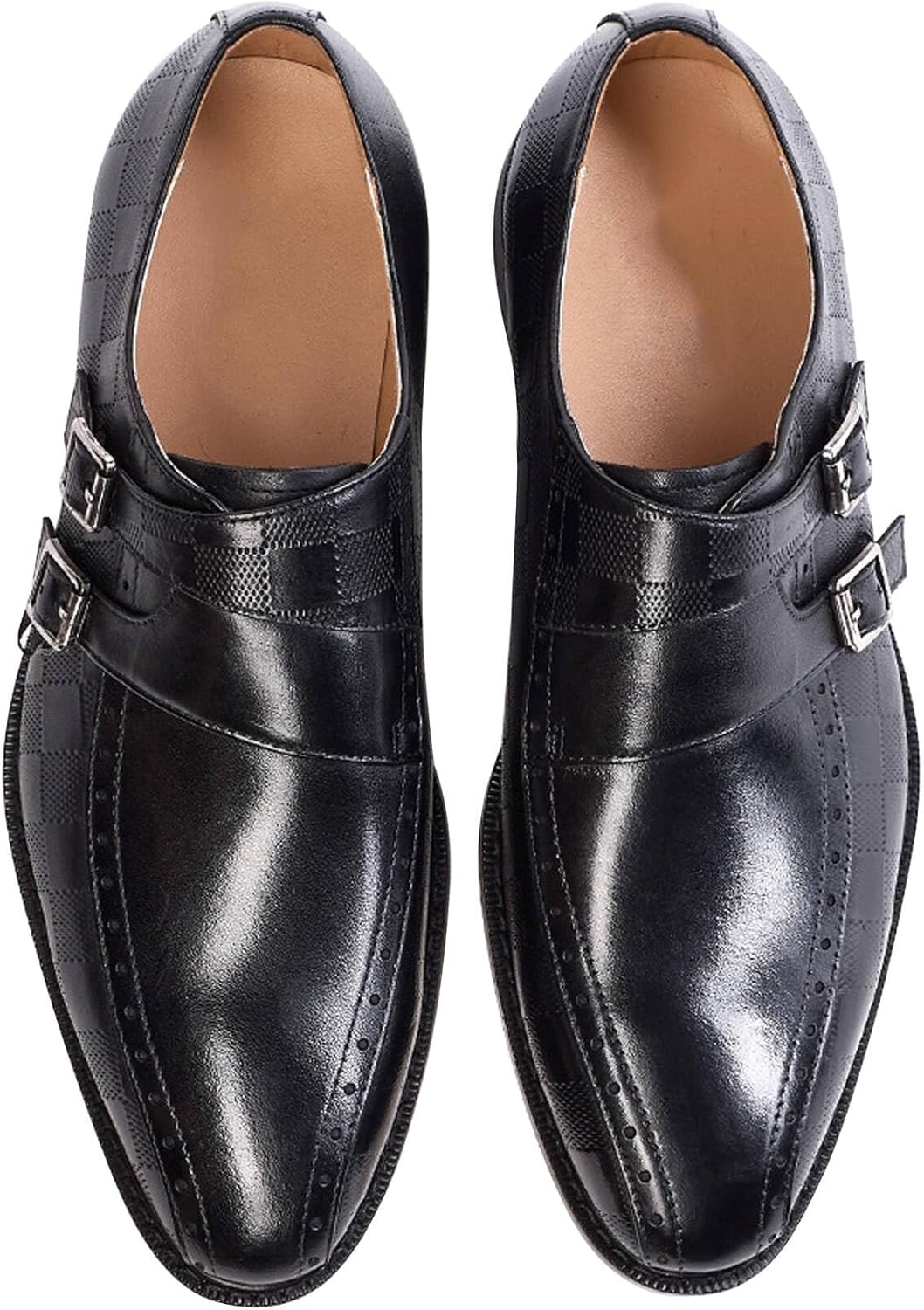 Мужские классические туфли с двумя пряжками, лоферы из натуральной кожи для вечерних мероприятий, свадеб, деловой и повседневной носки, удобные туфли под смокинг Santimon, черный
Мужские классические туфли с двумя пряжками, лоферы из натуральной кожи для вечерних мероприятий, свадеб, деловой и повседневной носки, удобные туфли под смокинг Santimon, черный