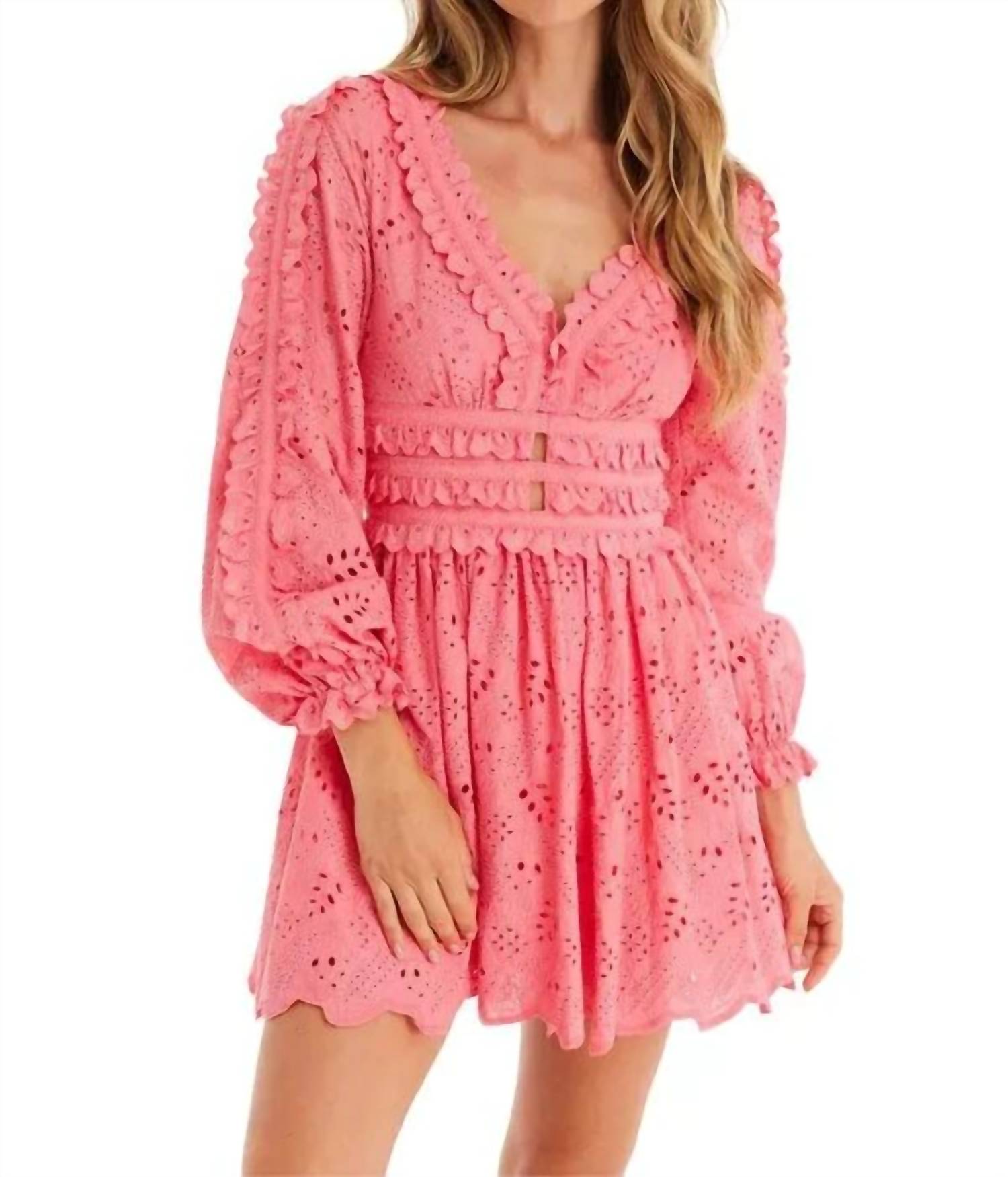 Мини-платье Taylor в нежно-розовом цвете ALLISON NEW YORK
Мини-платье Taylor в нежно-розовом цвете ALLISON NEW YORK