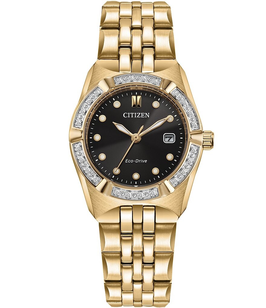 Женские часы Citizen Corso Diamond с тремя стрелками и золотистым браслетом из нержавеющей стали, золотой
Женские часы Citizen Corso Diamond с тремя стрелками и золотистым браслетом из нержавеющей стали, золотой