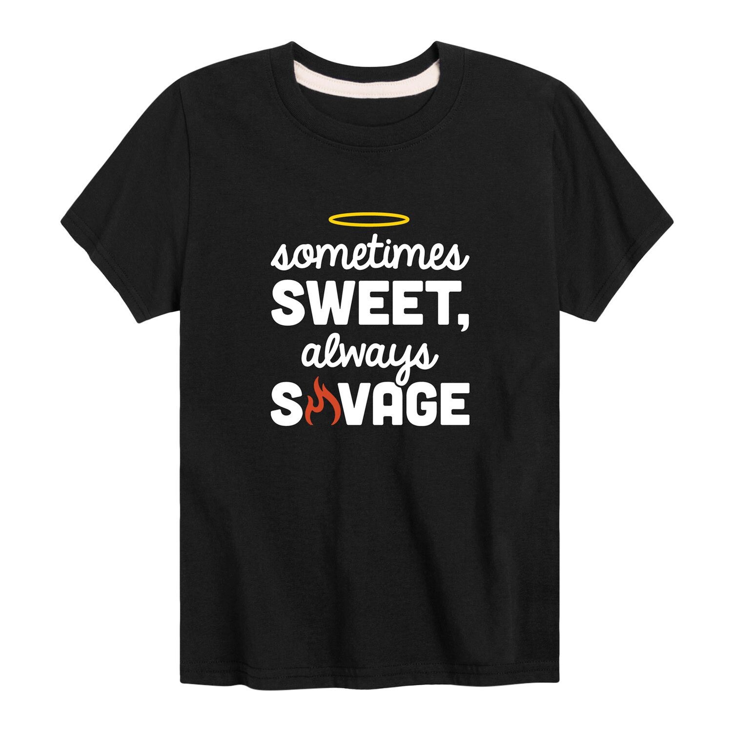 Футболка с рисунком «Something Sweet Always Savage» для мальчиков 8–20 лет Licensed Character
Футболка с рисунком «Something Sweet Always Savage» для мальчиков 8–20 лет Licensed Character