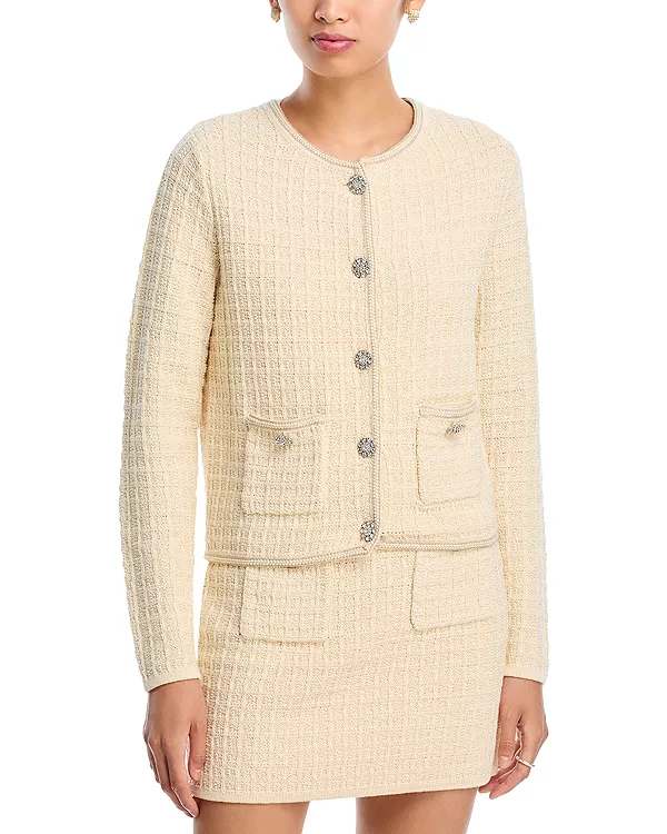 Кардиган с кристальными пуговицами - эксклюзив Aqua, бежевый
Кардиган с кристальными пуговицами - эксклюзив Aqua, бежевый