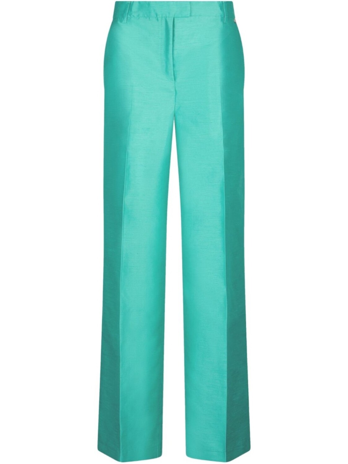 LIU JO Длинные зеленые брюки из шантунга, зеленый 
LIU JO Длинные зеленые брюки из шантунга, зеленый