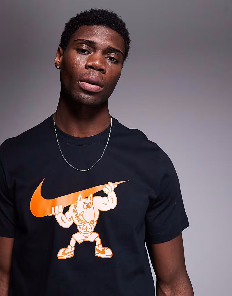 Футболка с принтом Nike Training Gym Dog черного цвета
Футболка с принтом Nike Training Gym Dog черного цвета