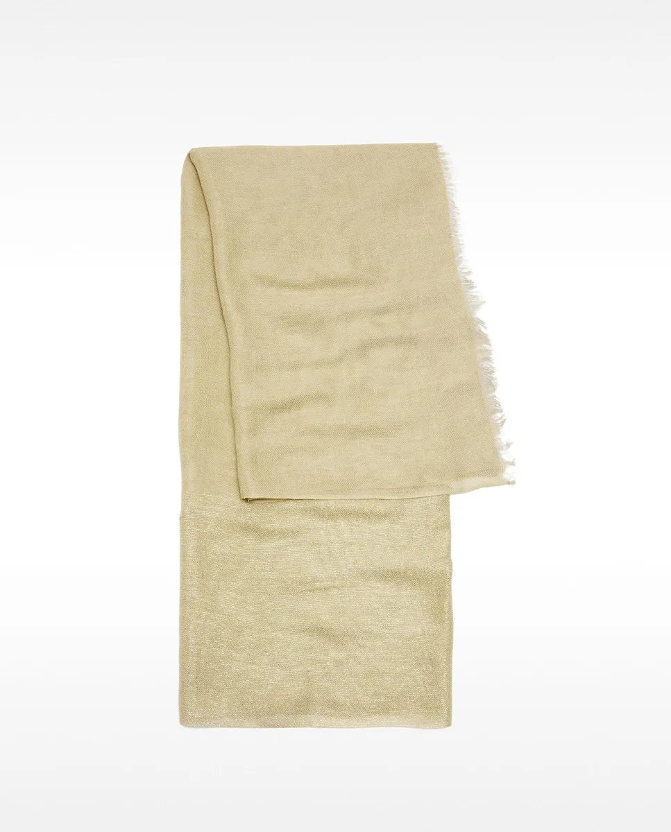 Платок с отделкой в рубчик Parfois, бежевый
Платок с отделкой в рубчик Parfois, бежевый