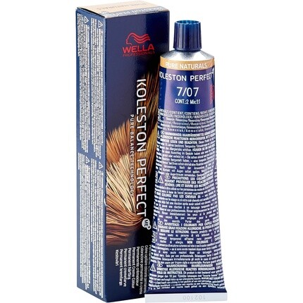 Стойкая краска для волос Koleston Perfect Me+ 7/07 Средне-русый/натуральный коричневый 60 мл, Wella
Стойкая краска для волос Koleston Perfect Me+ 7/07 Средне-русый/натуральный коричневый 60 мл, Wella
