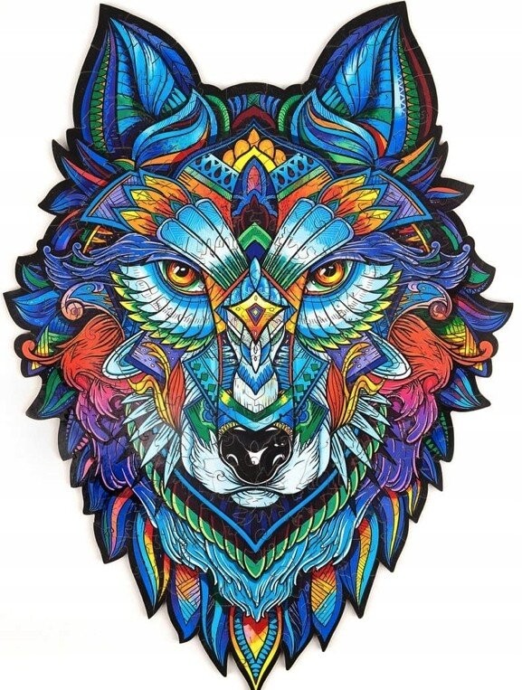 Деревянный пазл для взрослых Красочный волк Pan i Pani Gadżet
Деревянный пазл для взрослых Красочный волк Pan i Pani Gadżet