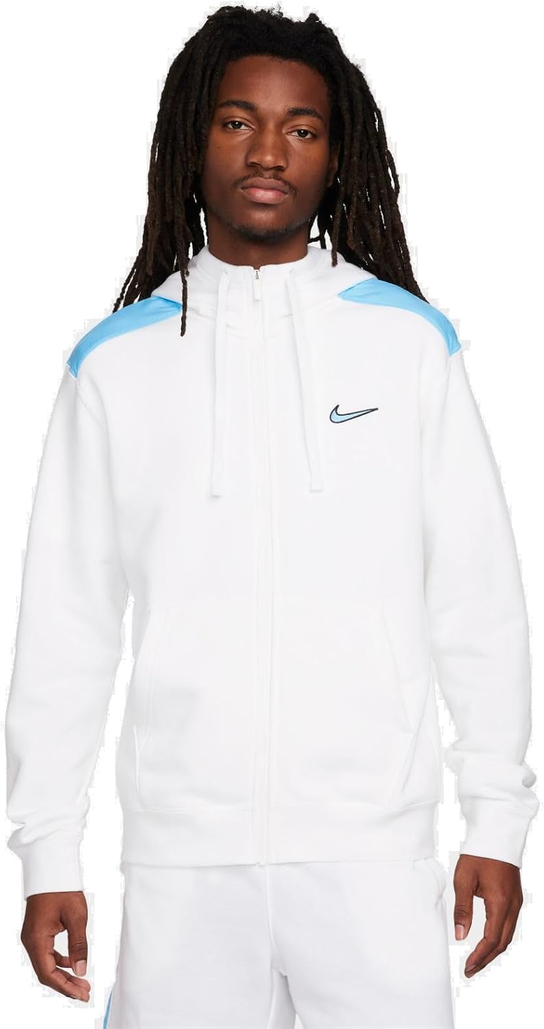 Толстовка Nike M NSW SP FLC Fz Hoodie BB Top Man, White/Aquarius Blue
Толстовка Nike M NSW SP FLC Fz Hoodie BB Top Man, White/Aquarius Blue