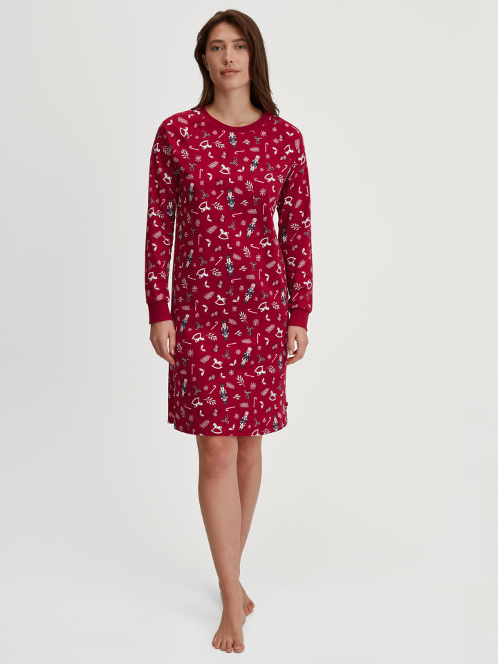 Ночная рубашка темно-красного цвета Calida
Ночная рубашка темно-красного цвета Calida