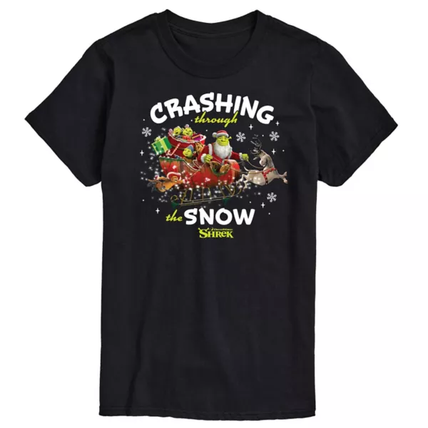 Мужская футболка с принтом "Шрек мчится по снегу" Licensed Character, черный
Мужская футболка с принтом "Шрек мчится по снегу" Licensed Character, черный