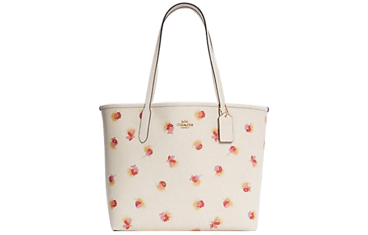 Городская сумка-шоппер из лакированного холста с кожаными деталями, женская, мелово-белый цвет COACH
Городская сумка-шоппер из лакированного холста с кожаными деталями, женская, мелово-белый цвет COACH