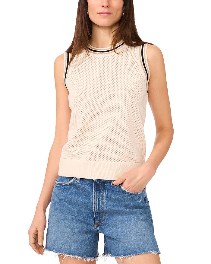 Майка-сетка VINCE CAMUTO, слоновая кость/кремовый
Майка-сетка VINCE CAMUTO, слоновая кость/кремовый