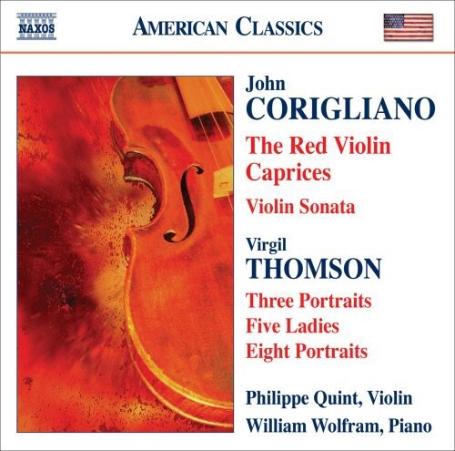 CD диск Corigliano / Thomson / Quint / Wolfram: Violin Sonata / Red Violin / Caprices / Five Ladie
CD диск Corigliano / Thomson / Quint / Wolfram: Violin Sonata / Red Violin / Caprices / Five Ladie