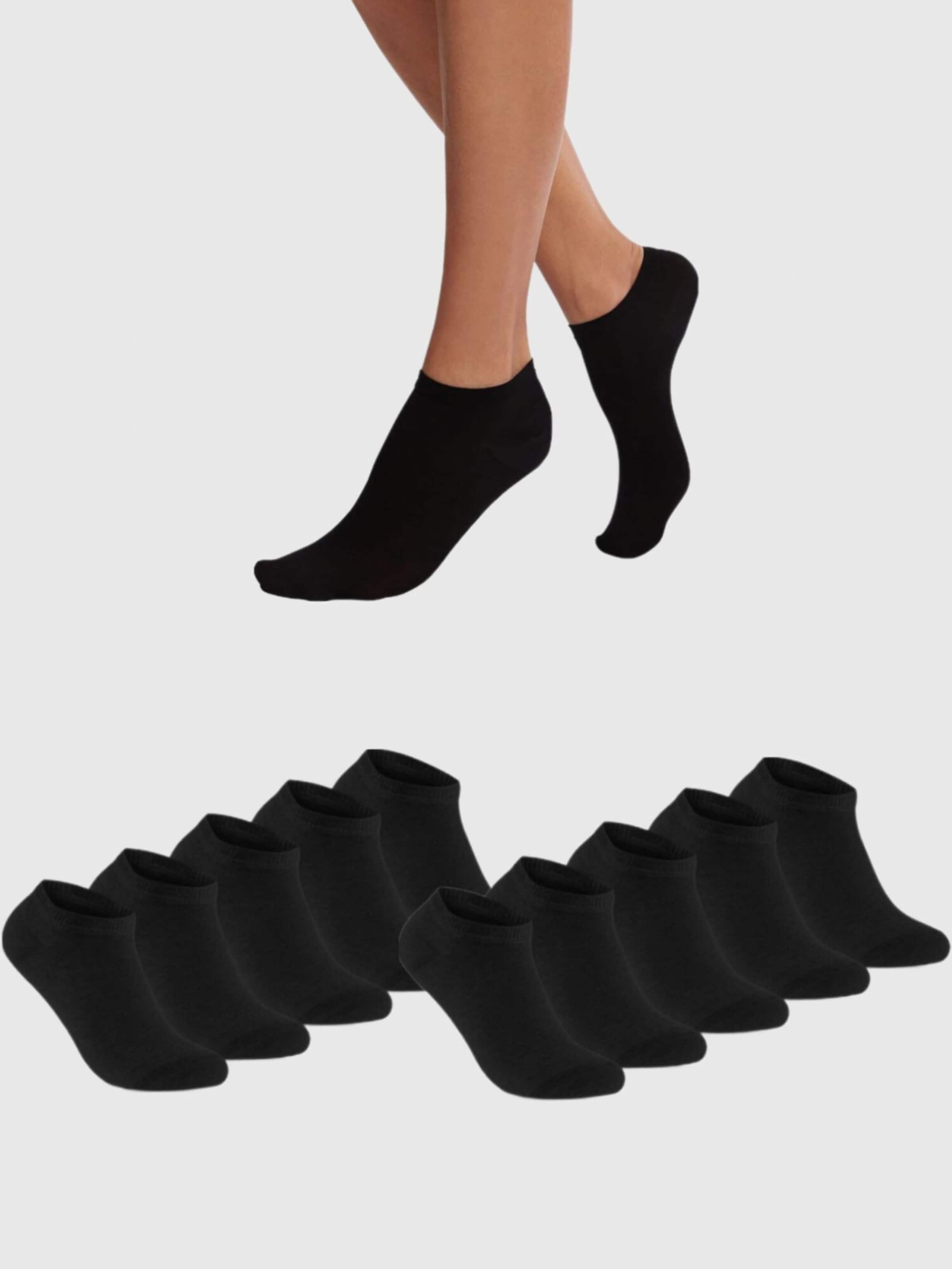 NERS Носки до щиколотки 'Nida' в черном цвете
NERS Носки до щиколотки 'Nida' в черном цвете