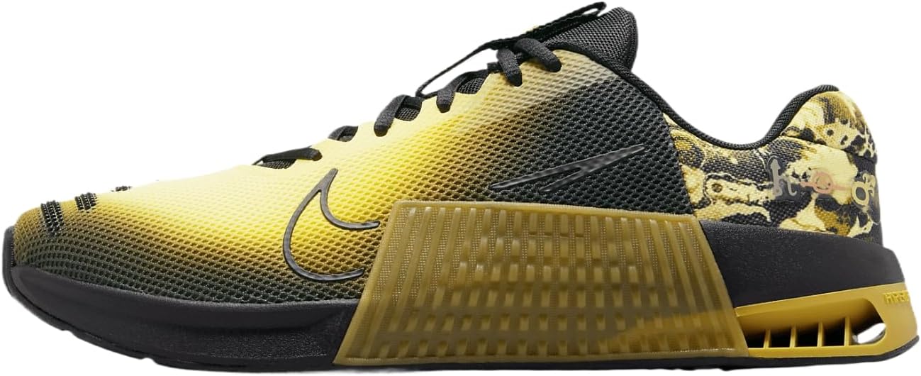 Кроссовки женские Nike Metcon 9 для тренировок, Black/Bronzine/Citron Tint/Black
Кроссовки женские Nike Metcon 9 для тренировок, Black/Bronzine/Citron Tint/Black