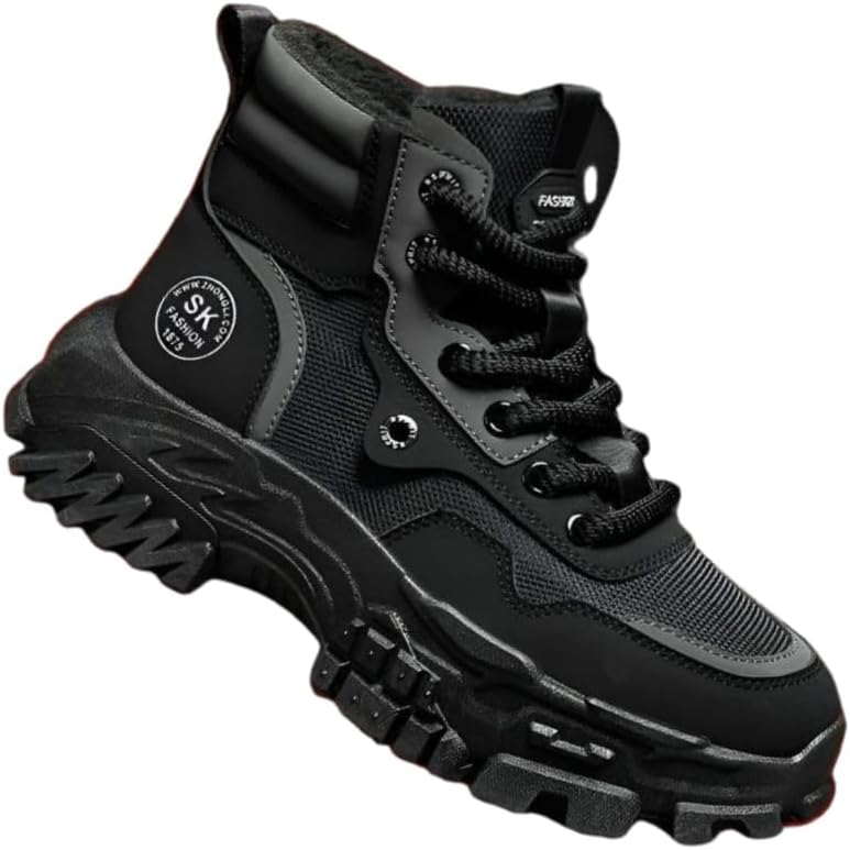 Мужские утепленные ботинки для улицы - толстая подошва, прочные, защищают от холода и удобные, высокие хлопковые ботинки Clolinde, черный
Мужские утепленные ботинки для улицы - толстая подошва, прочные, защищают от холода и удобные, высокие хлопковые ботинки Clolinde, черный