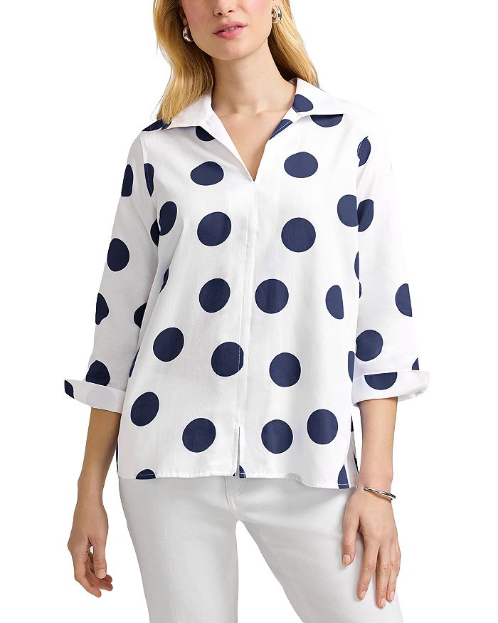 Agnes 3/4 Sleeved Dot Shirt – Блуза Agnes с рукавом 3/4 в горошек Foxcroft, мультиколор
Agnes 3/4 Sleeved Dot Shirt – Блуза Agnes с рукавом 3/4 в горошек Foxcroft, мультиколор