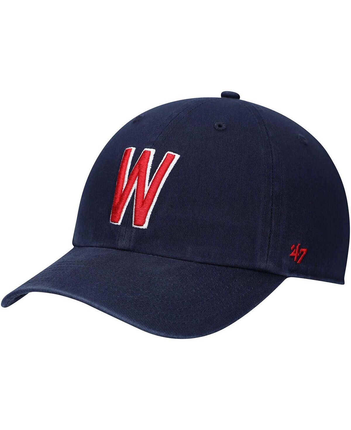 Мужская темно-синяя регулируемая шляпа Washington Senators 1961 с логотипом Cooperstown Collection '47 Brand
Мужская темно-синяя регулируемая шляпа Washington Senators 1961 с логотипом Cooperstown Collection '47 Brand