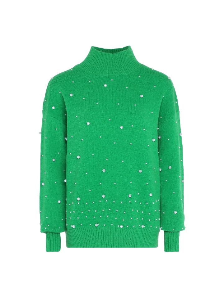 Женский свитер с жемчугом в ЗЕЛЕНОМ цвете faina
Женский свитер с жемчугом в ЗЕЛЕНОМ цвете faina