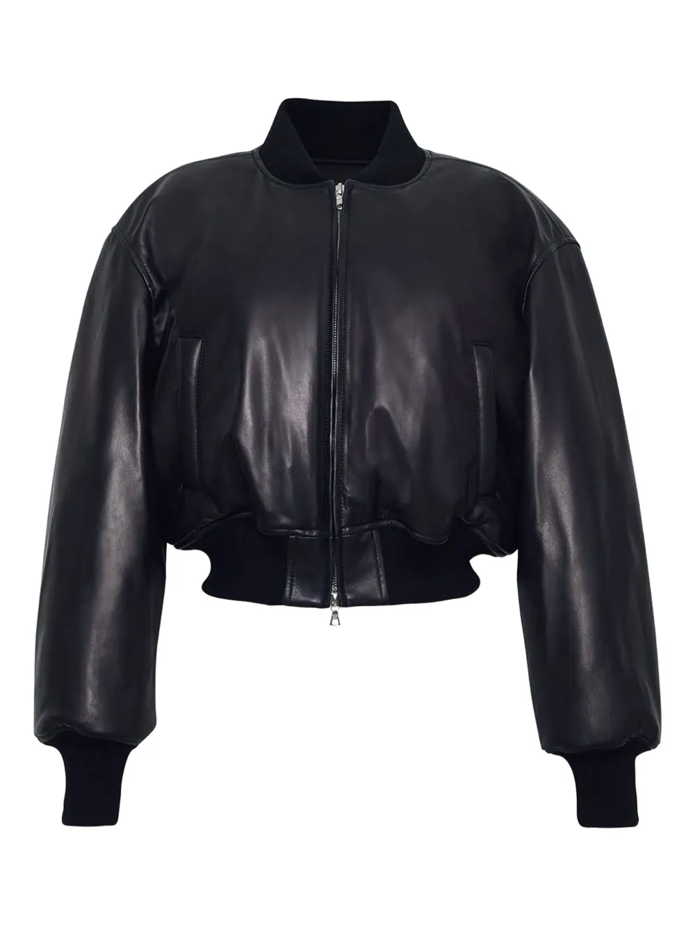 Кожаный бомбер Adam Lippes, черный
Кожаный бомбер Adam Lippes, черный