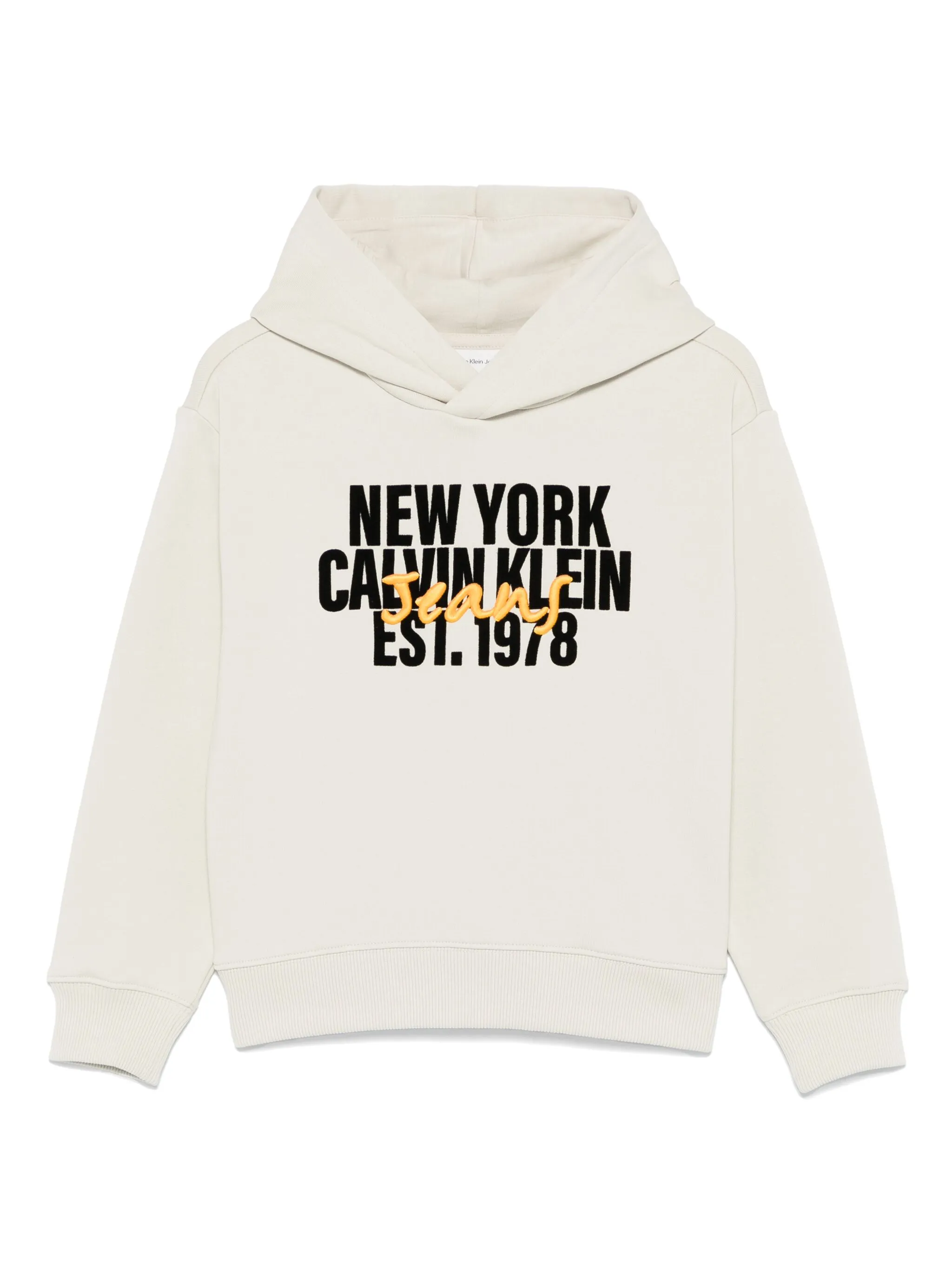Худи с логотипом Calvin Klein Kids, кремовый
Худи с логотипом Calvin Klein Kids, кремовый