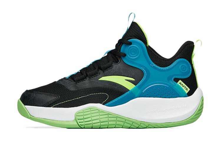 Детские баскетбольные кроссовки GS Mid-top черные/флуоресцентно-зеленые/синие Anta Kids
Детские баскетбольные кроссовки GS Mid-top черные/флуоресцентно-зеленые/синие Anta Kids