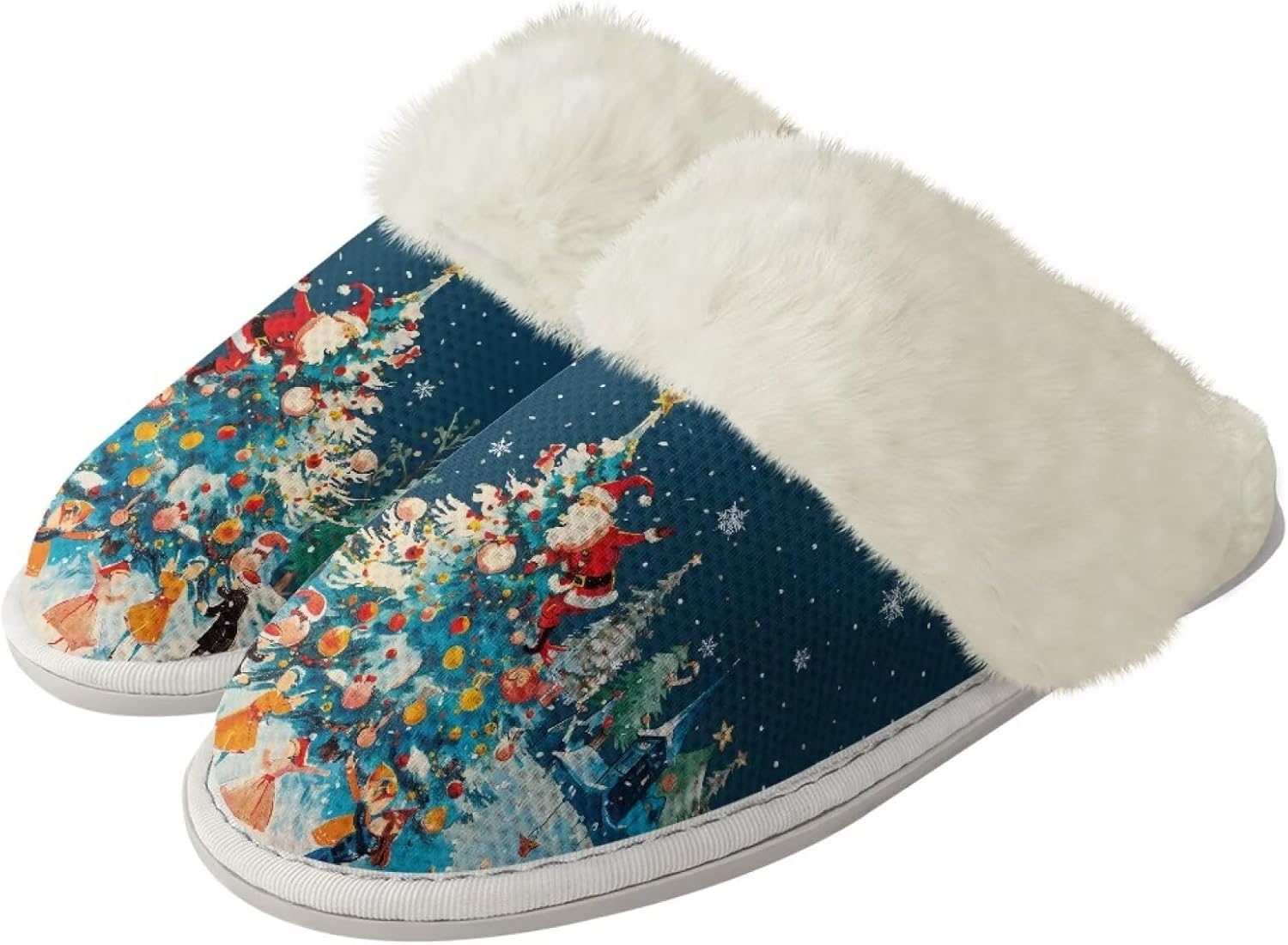 Рождественские хлопковые тапочки с принтом для женщин и мужчин, повседневные, с нескользящей подошвой, мягкие плюшевые домашние тапочки для улицы и дома Zhangruoheng, Christmas Tree Print
Рождественские хлопковые тапочки с принтом для женщин и мужчин, повседневные, с нескользящей подошвой, мягкие плюшевые домашние тапочки для улицы и дома Zhangruoheng, Christmas Tree Print